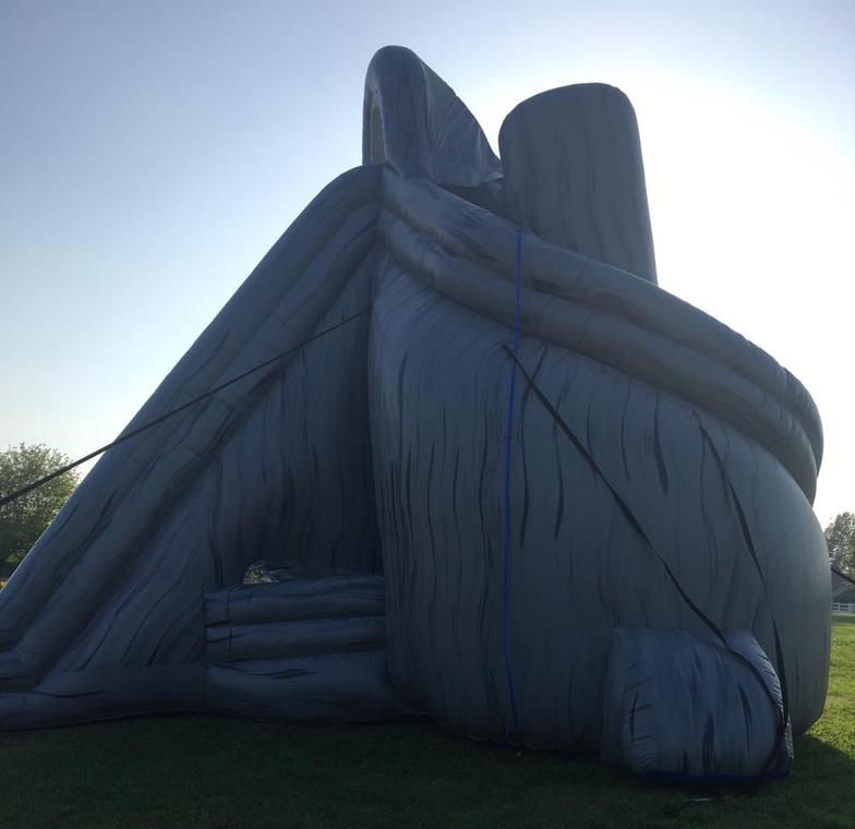 Inflatable Hurricane Water Slide